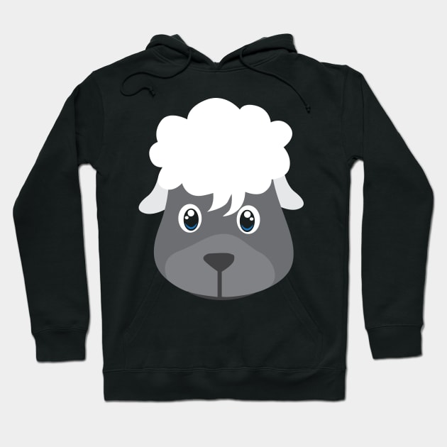 Cute Sheep - Herd Kids Baaa Sheeps Hoodie by Shirtbubble